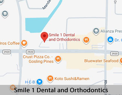 Map image for Options for Replacing Missing Teeth in Spring, TX